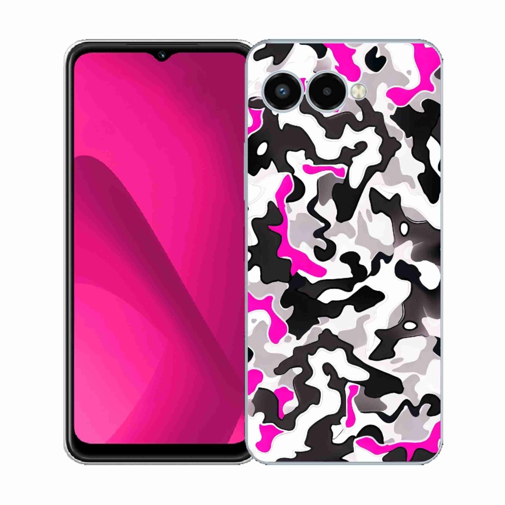 Gelový kryt mmCase na T-Mobile T Phone 3 - maskáčový vzor 5