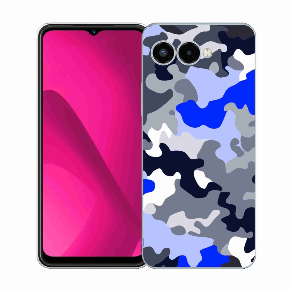 Gelový kryt mmCase na T-Mobile T Phone 3 - maskáčový vzor 8