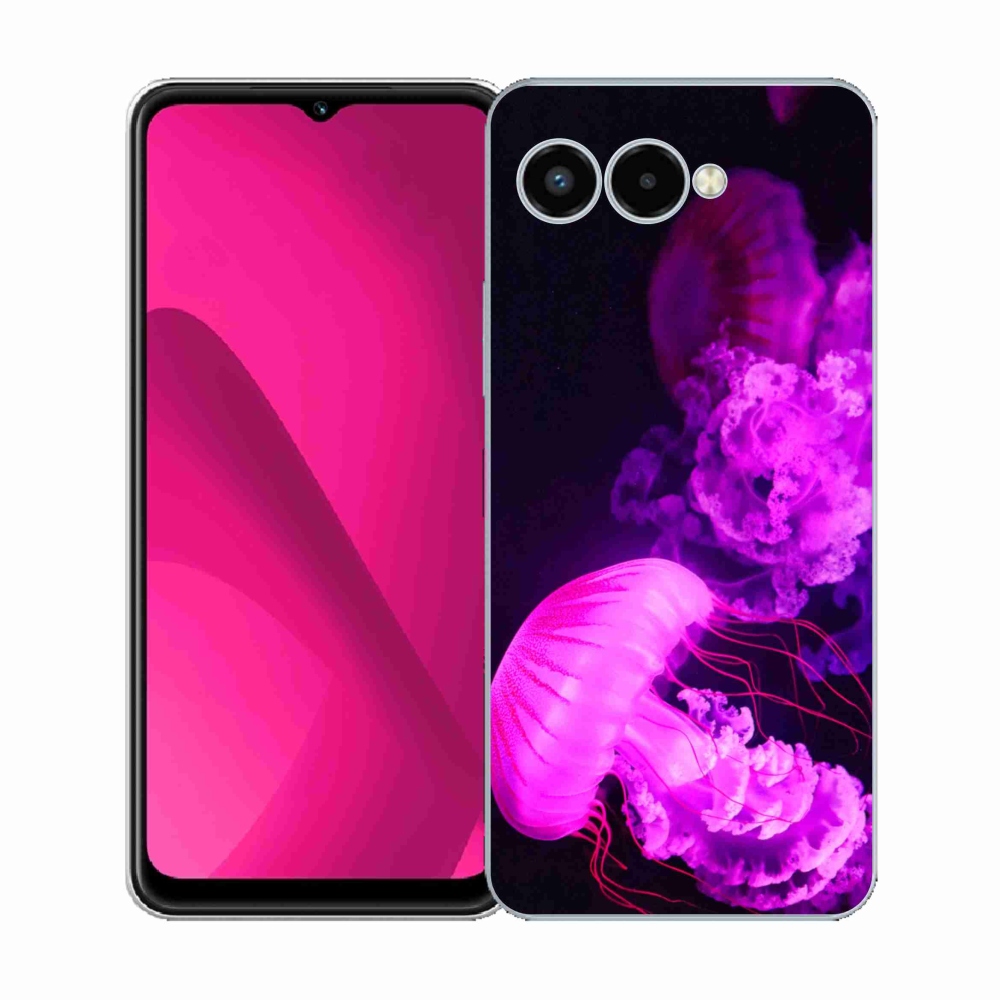Gelový kryt mmCase na T-Mobile T Phone 3 - medúza 1