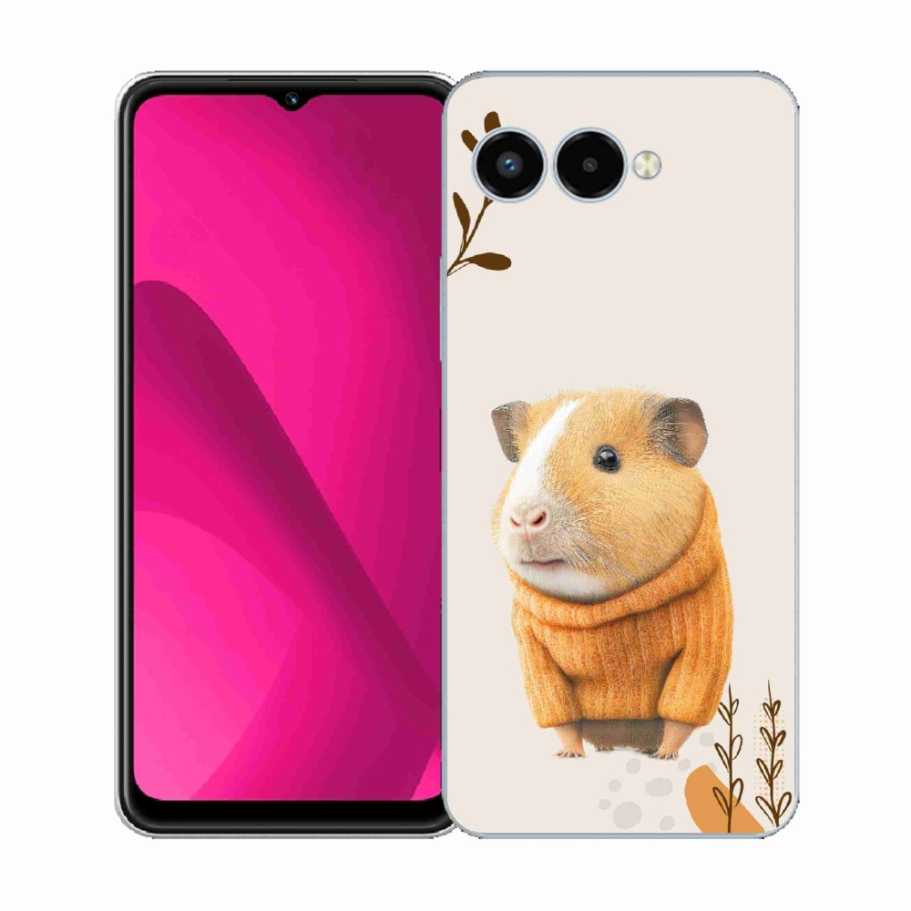 Gelový kryt mmCase na T-Mobile T Phone 3 - morče ve svetru