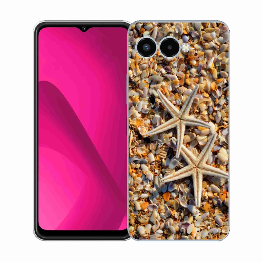 Gelový kryt mmCase na T-Mobile T Phone 3 - mořské hvězdice