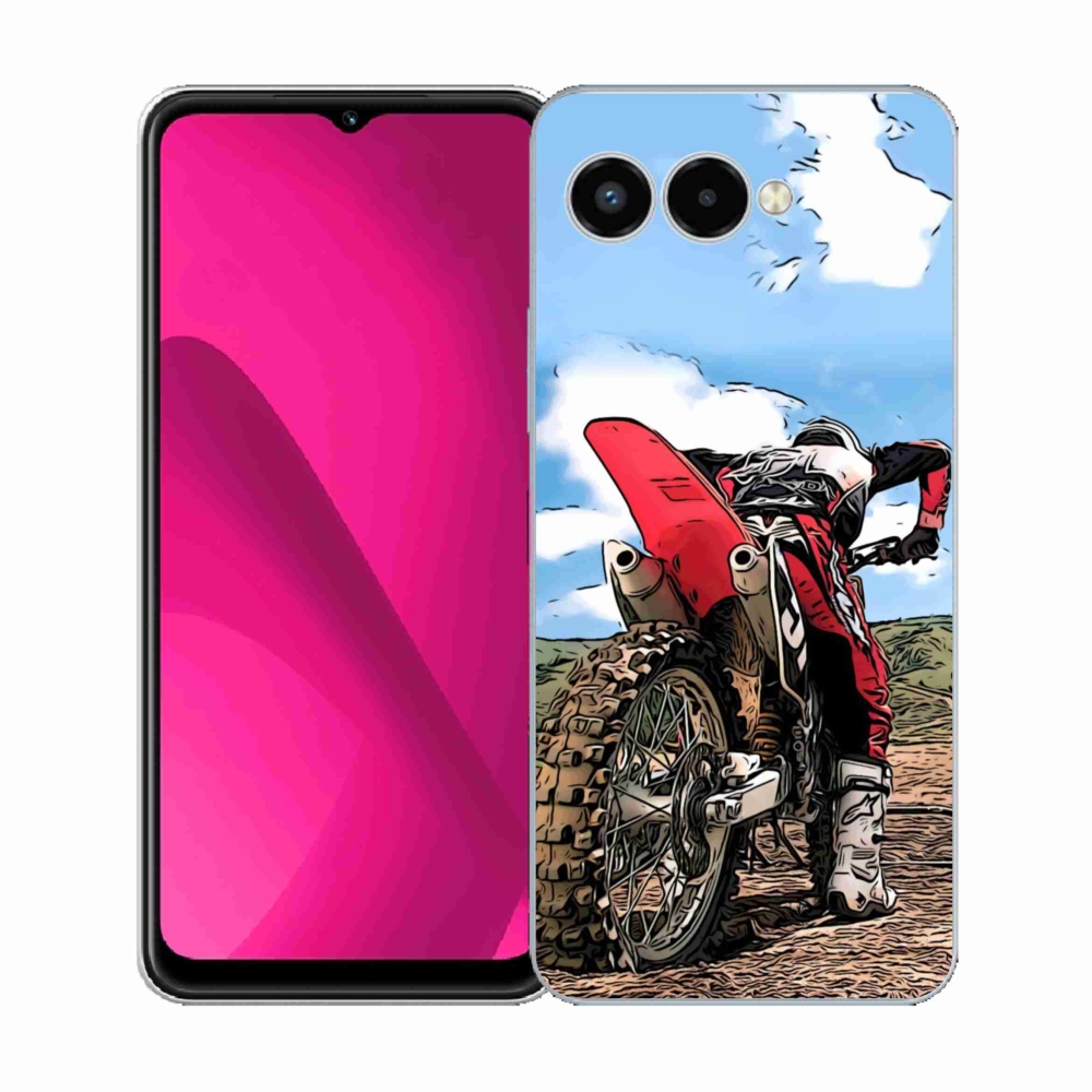 Gelový kryt mmCase na T-Mobile T Phone 3 - moto