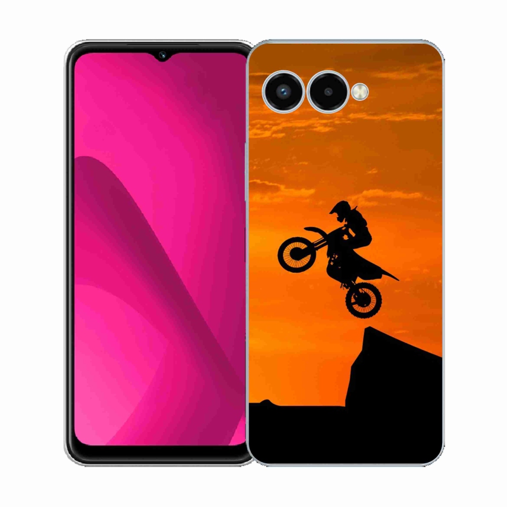 Gelový kryt mmCase na T-Mobile T Phone 3 - motocross