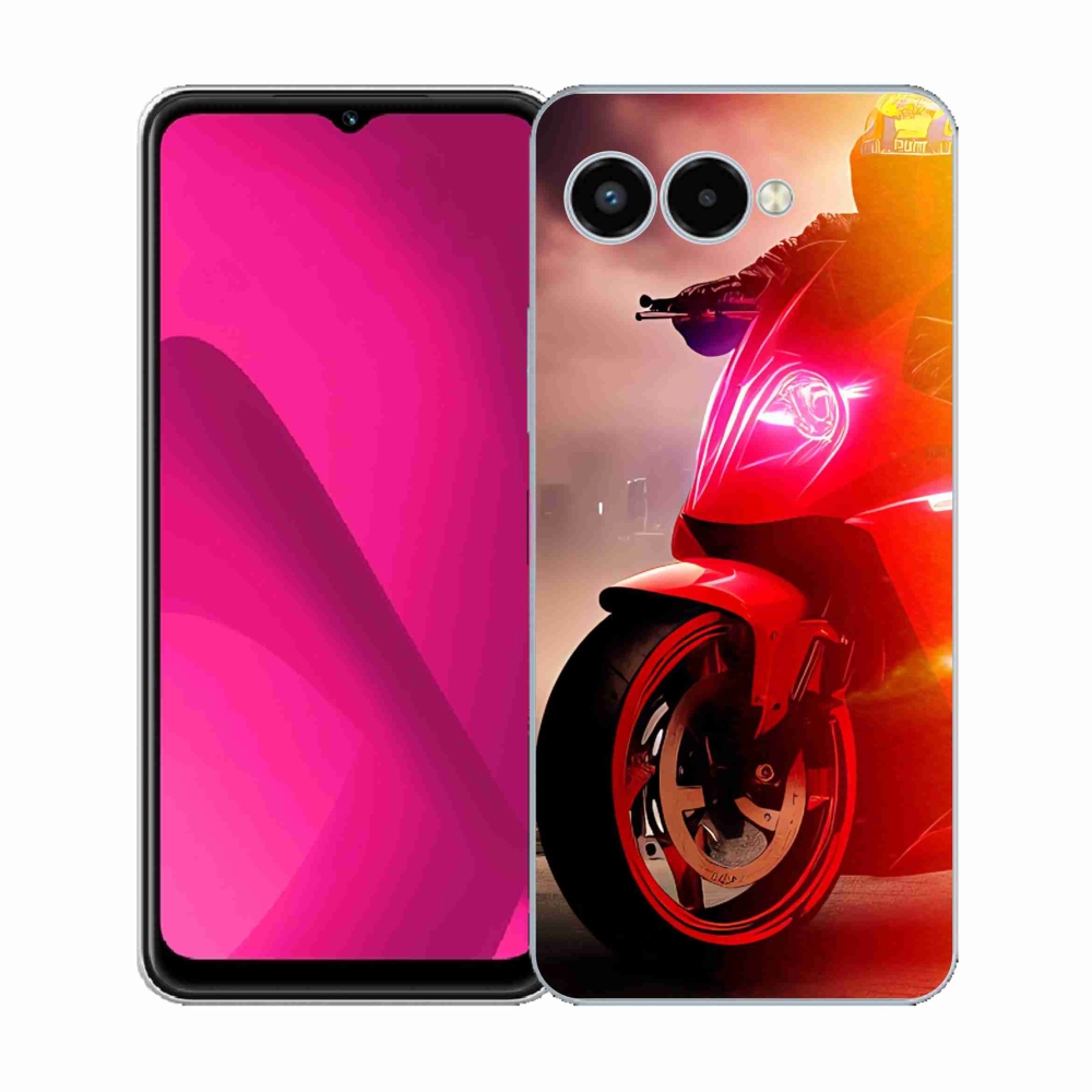 Gelový kryt mmCase na T-Mobile T Phone 3 - motorka