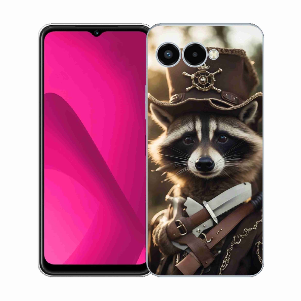Gelový kryt mmCase na T-Mobile T Phone 3 - mýval v uniformě