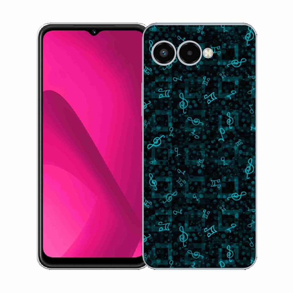 Gelový kryt mmCase na T-Mobile T Phone 3 - noty 1