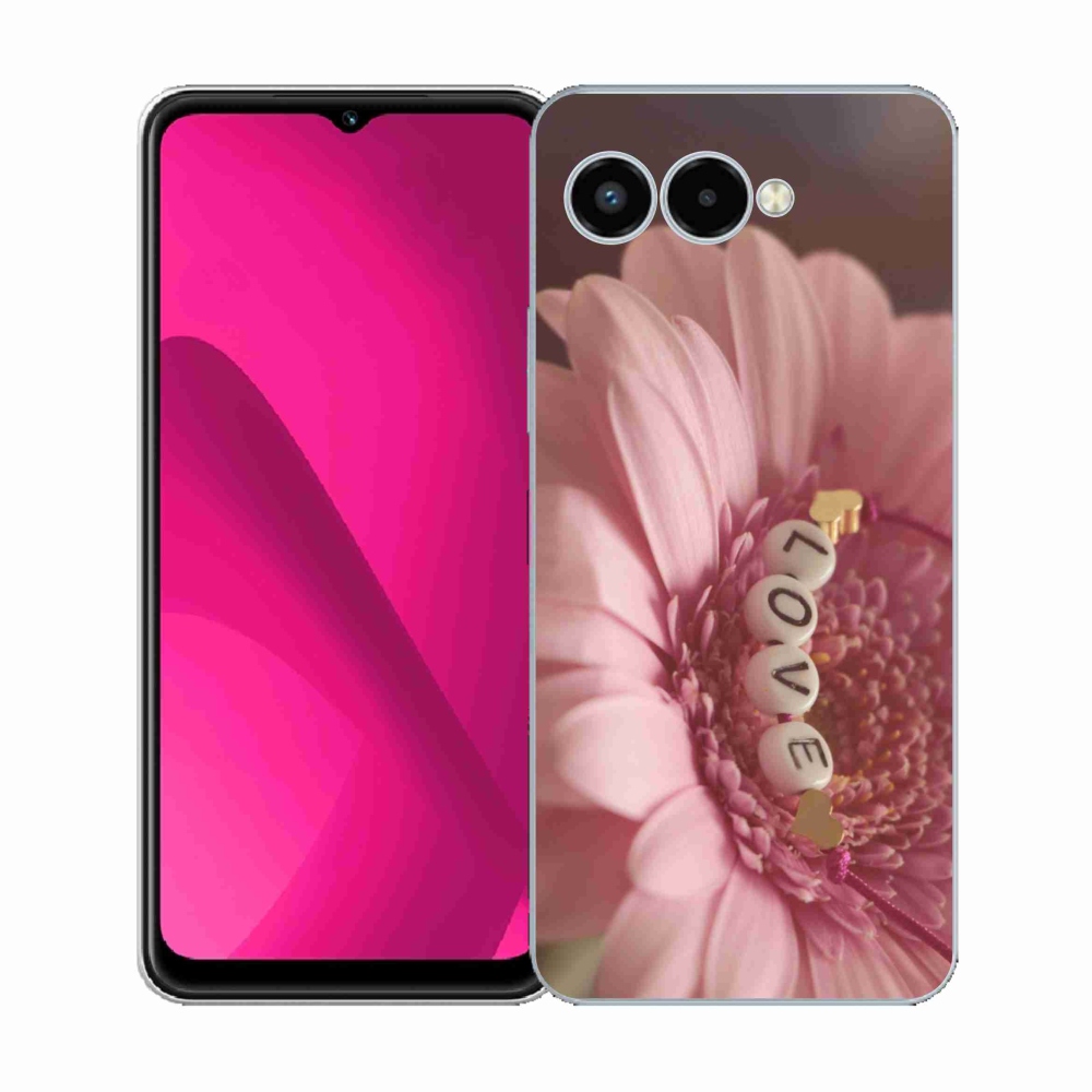 Gelový kryt mmCase na T-Mobile T Phone 3 - přívěsek love