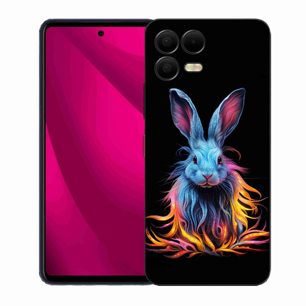 Gelový kryt mmCase na T-Mobile T Phone 3 Pro - abstraktní zajíc