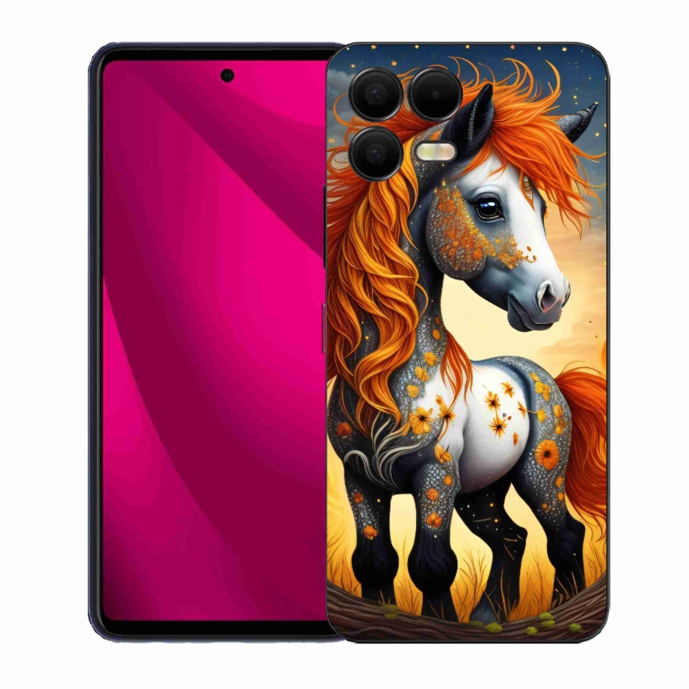 Gelový kryt mmCase na T-Mobile T Phone 3 Pro - barevný poník