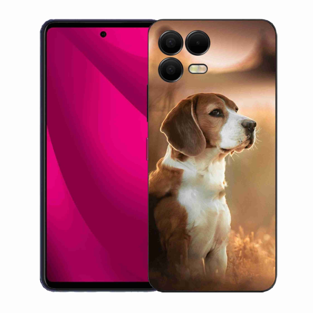 Gelový kryt mmCase na T-Mobile T Phone 3 Pro - bígl