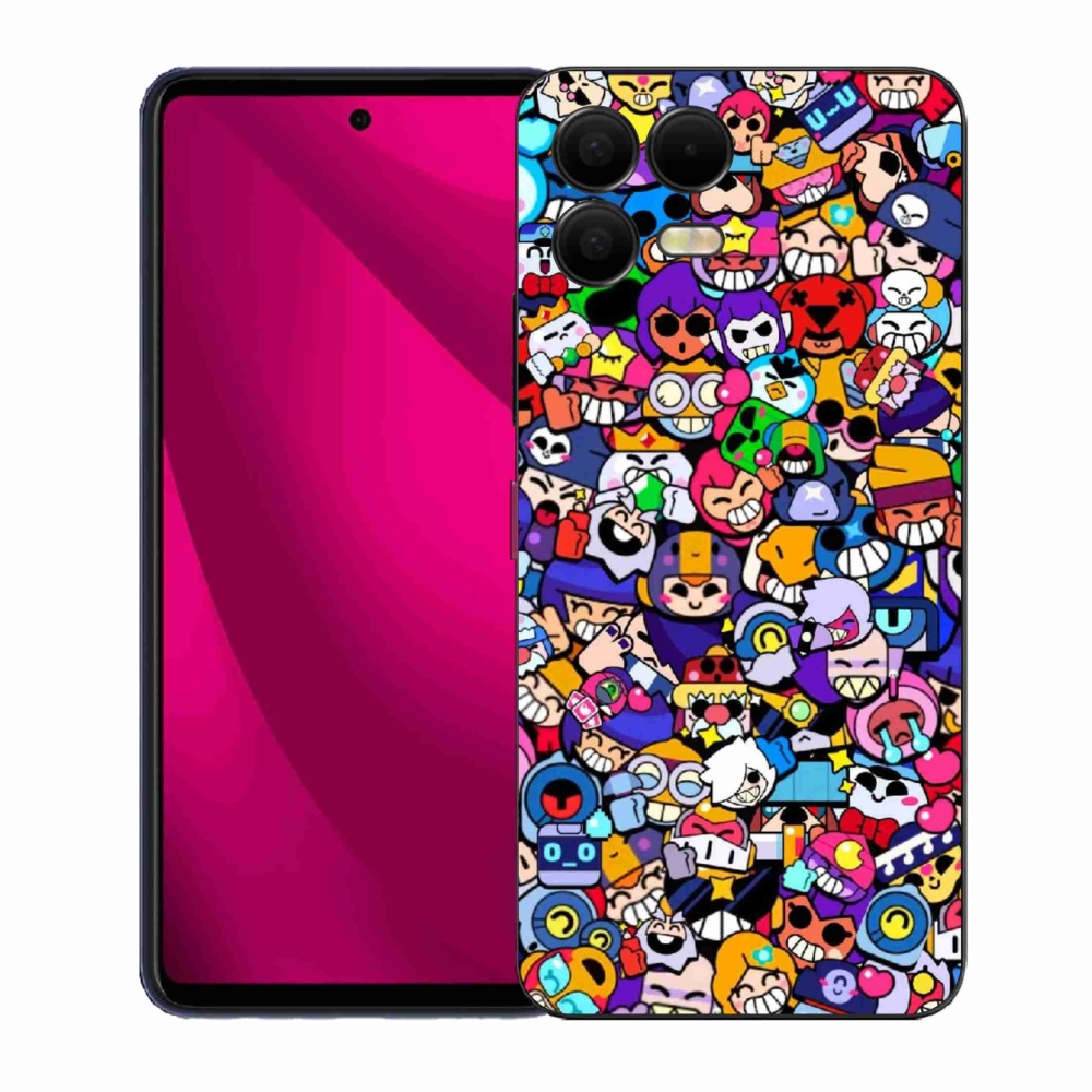Gelový kryt mmCase na T-Mobile T Phone 3 Pro - brawl stars 2