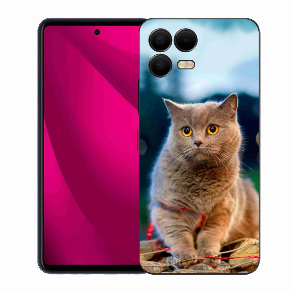 Gelový kryt mmCase na T-Mobile T Phone 3 Pro - britská modrá 2