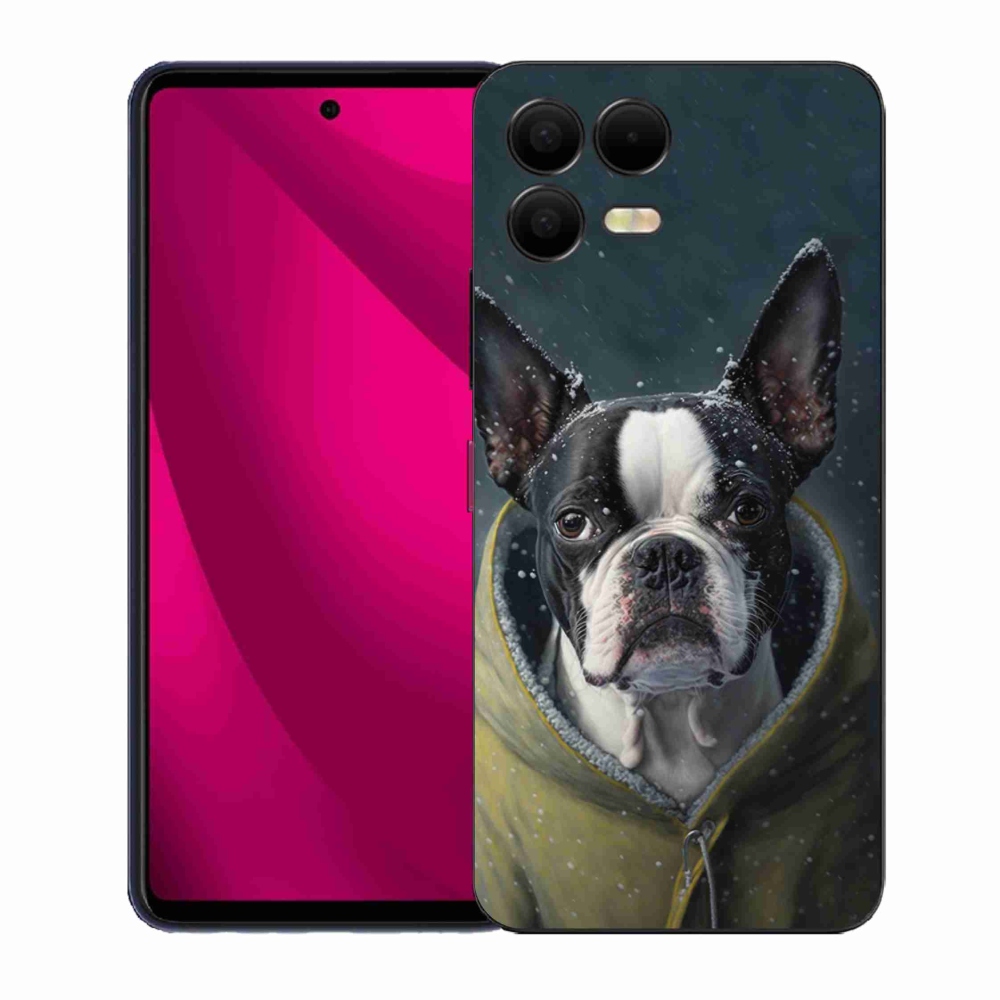 Gelový kryt mmCase na T-Mobile T Phone 3 Pro - buldoček
