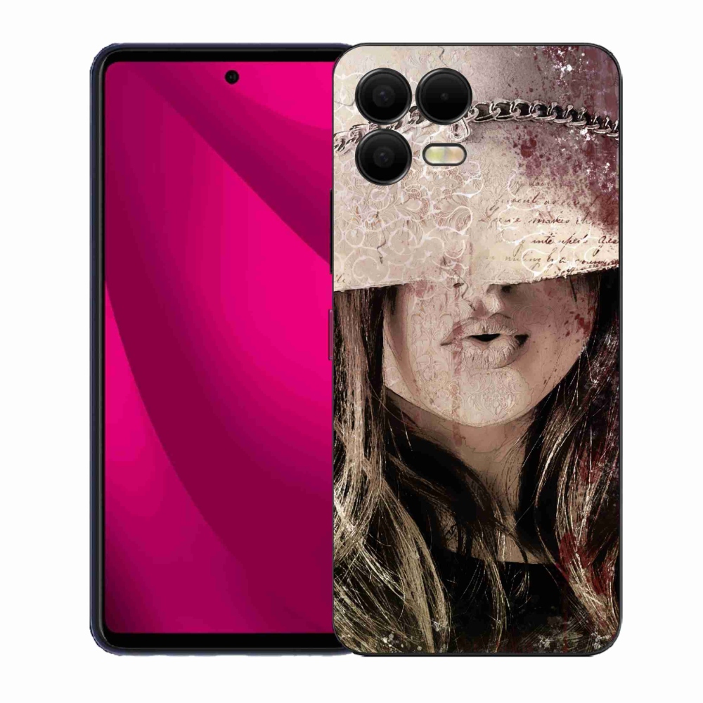 Gelový kryt mmCase na T-Mobile T Phone 3 Pro - dívka