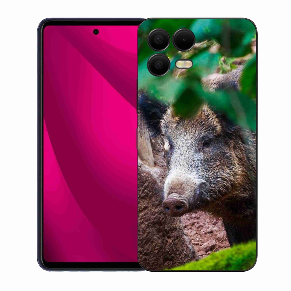 Gelový kryt mmCase na T-Mobile T Phone 3 Pro - divoké prase