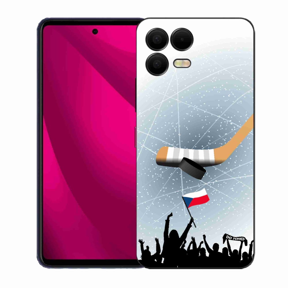 Gelový kryt mmCase na T-Mobile T Phone 3 Pro - fanoušci hokeje