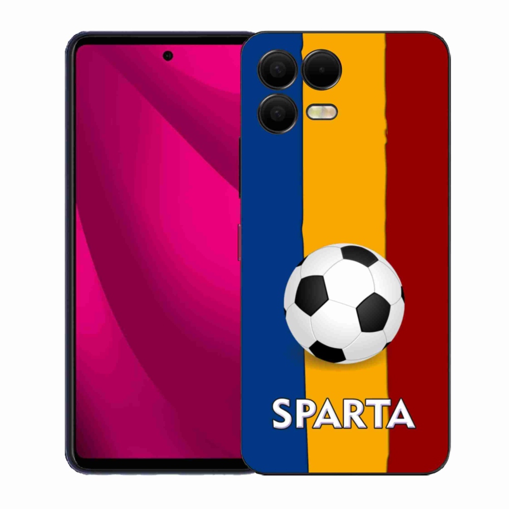 Gelový kryt mmCase na T-Mobile T Phone 3 Pro - fotbal 1