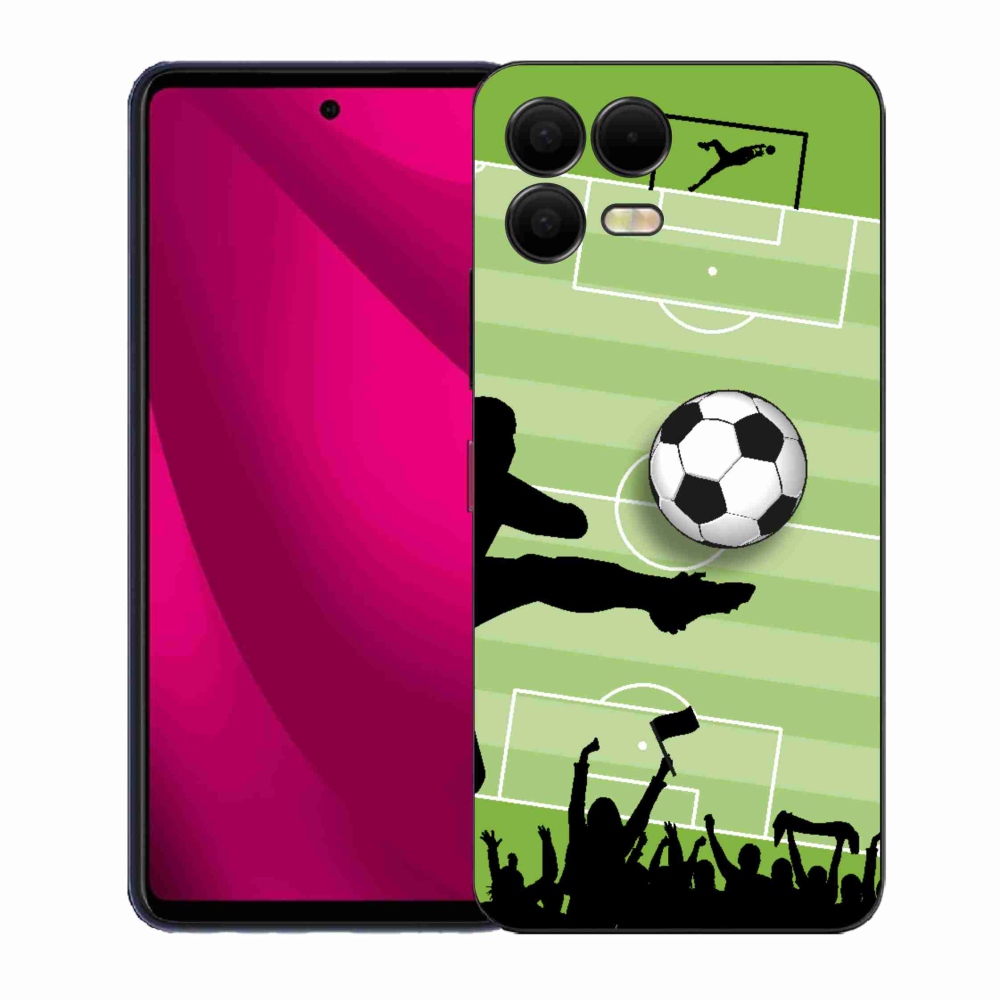Gelový kryt mmCase na T-Mobile T Phone 3 Pro - fotbal 3