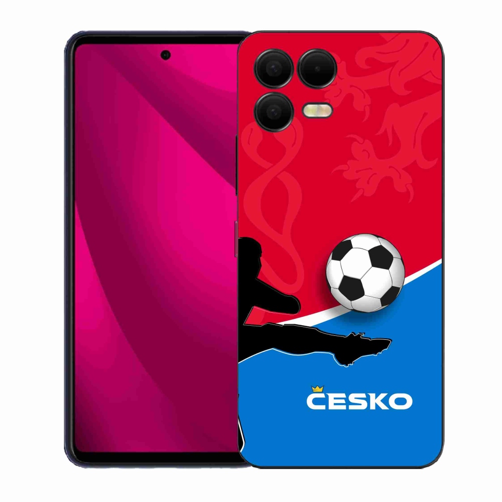 Gelový kryt mmCase na T-Mobile T Phone 3 Pro - fotbal Česko 2