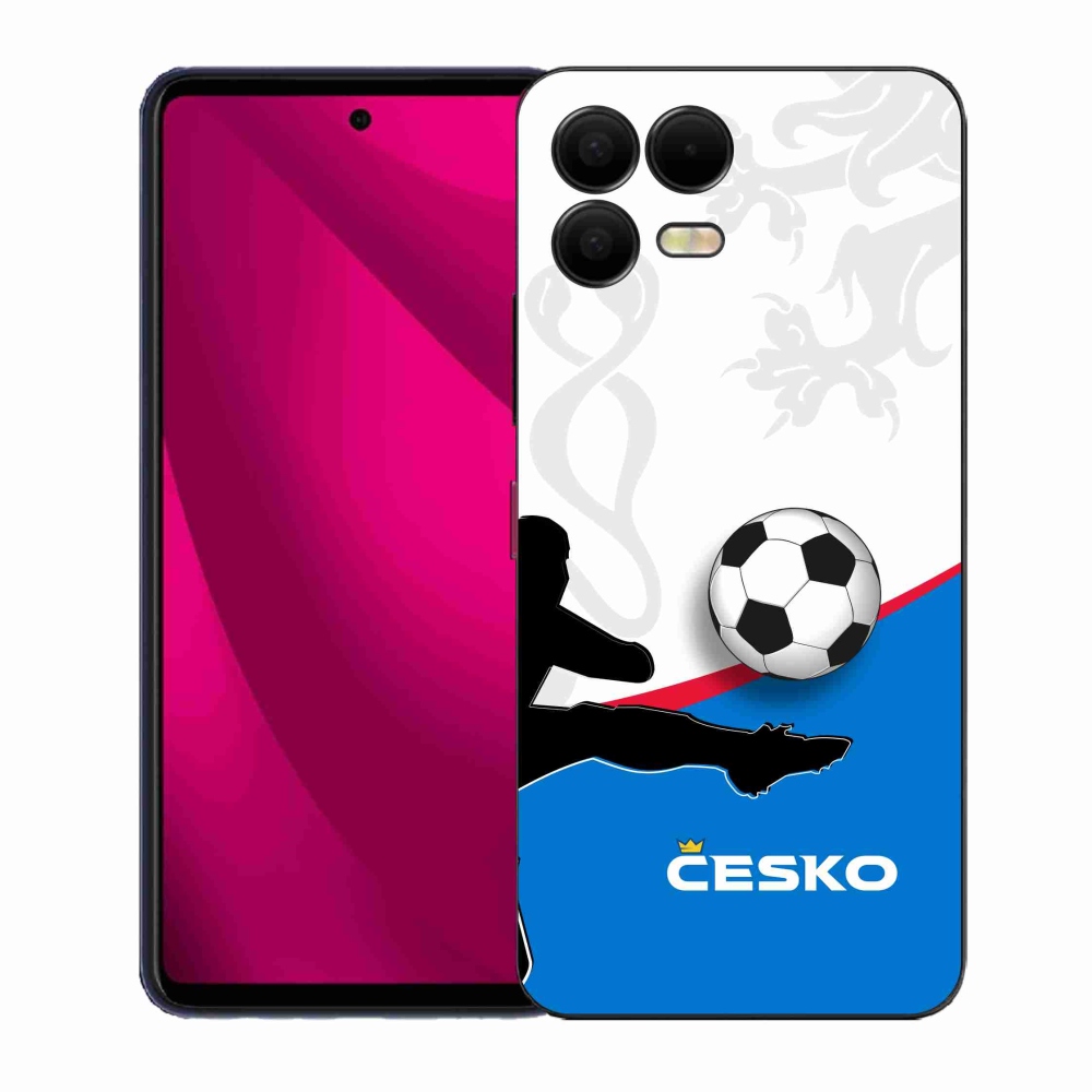 Gelový kryt mmCase na T-Mobile T Phone 3 Pro - fotbal Česko 3
