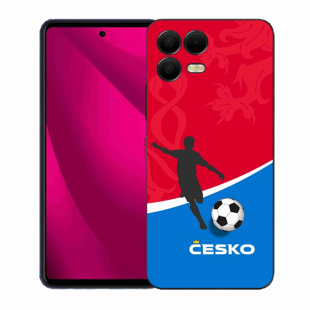 Gelový kryt mmCase na T-Mobile T Phone 3 Pro - fotbal Česko