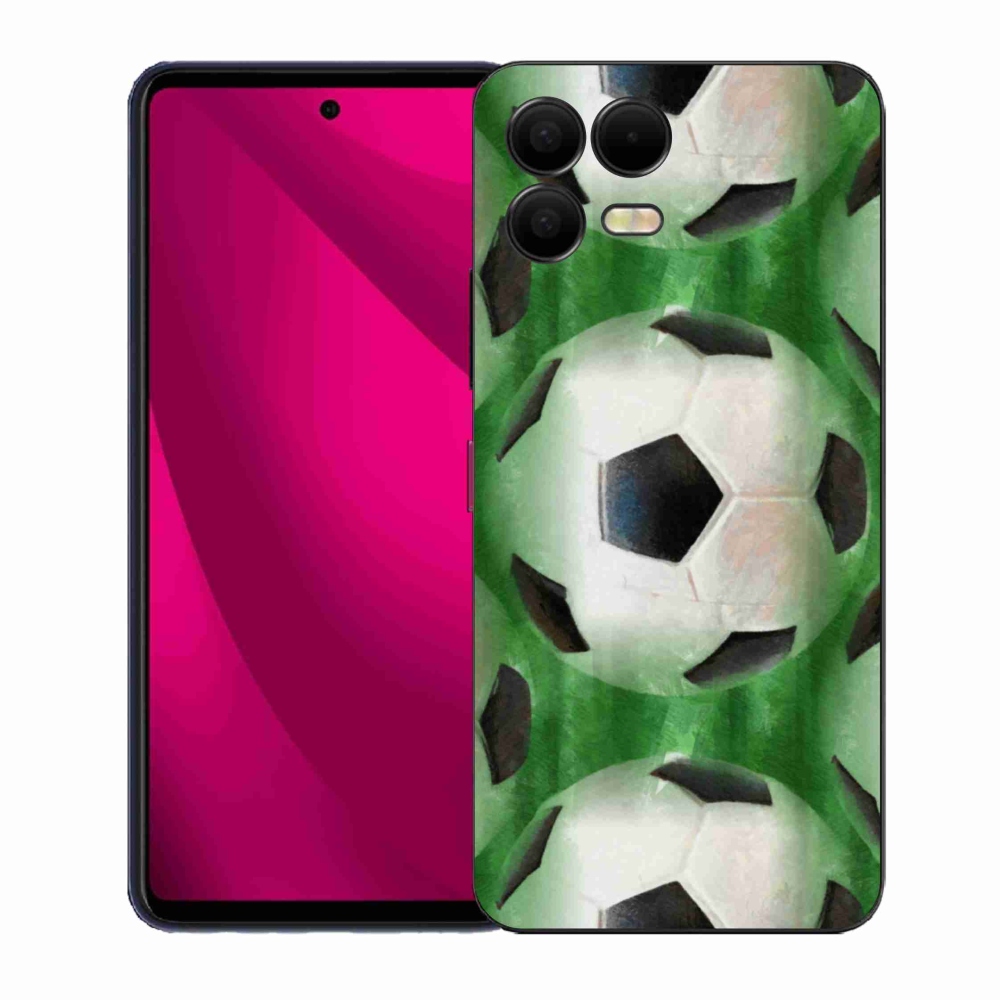 Gelový kryt mmCase na T-Mobile T Phone 3 Pro - fotbalový míč
