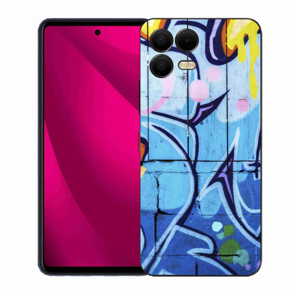 Gelový kryt mmCase na T-Mobile T Phone 3 Pro - graffiti