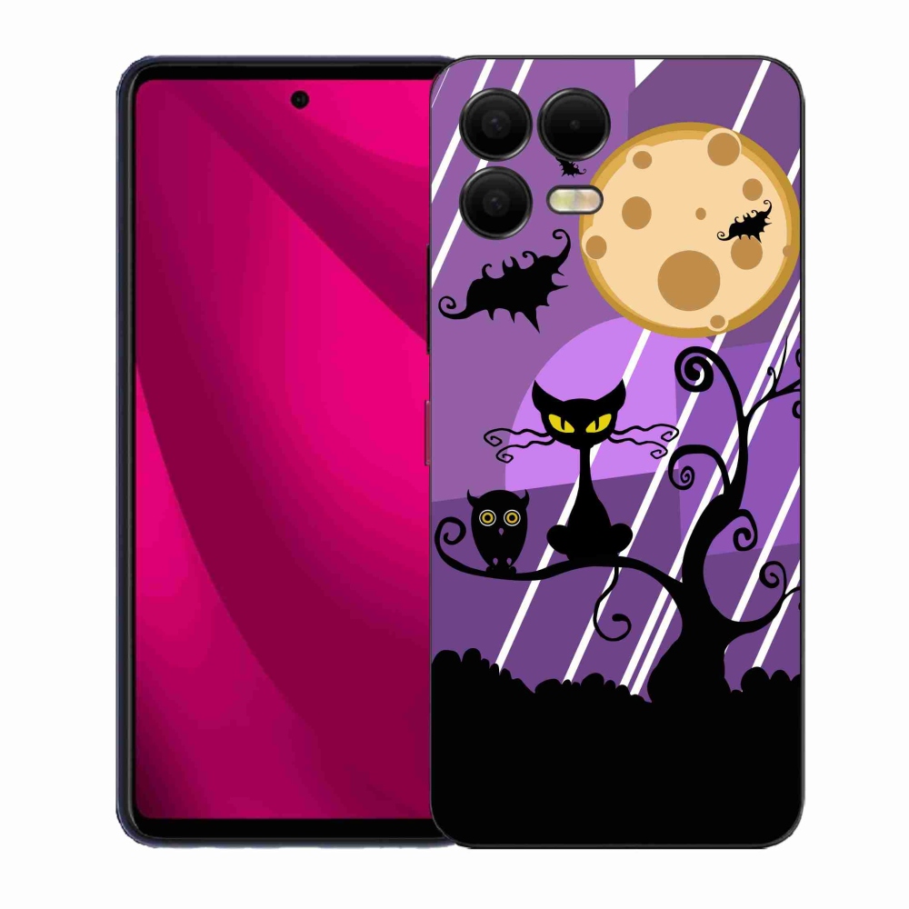Gelový kryt mmCase na T-Mobile T Phone 3 Pro - halloween