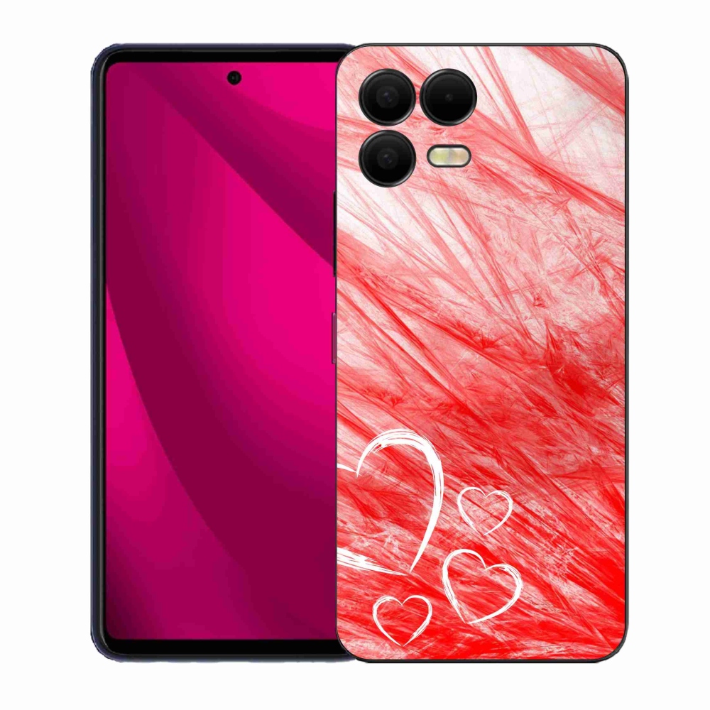 Gelový kryt mmCase na T-Mobile T Phone 3 Pro - heart