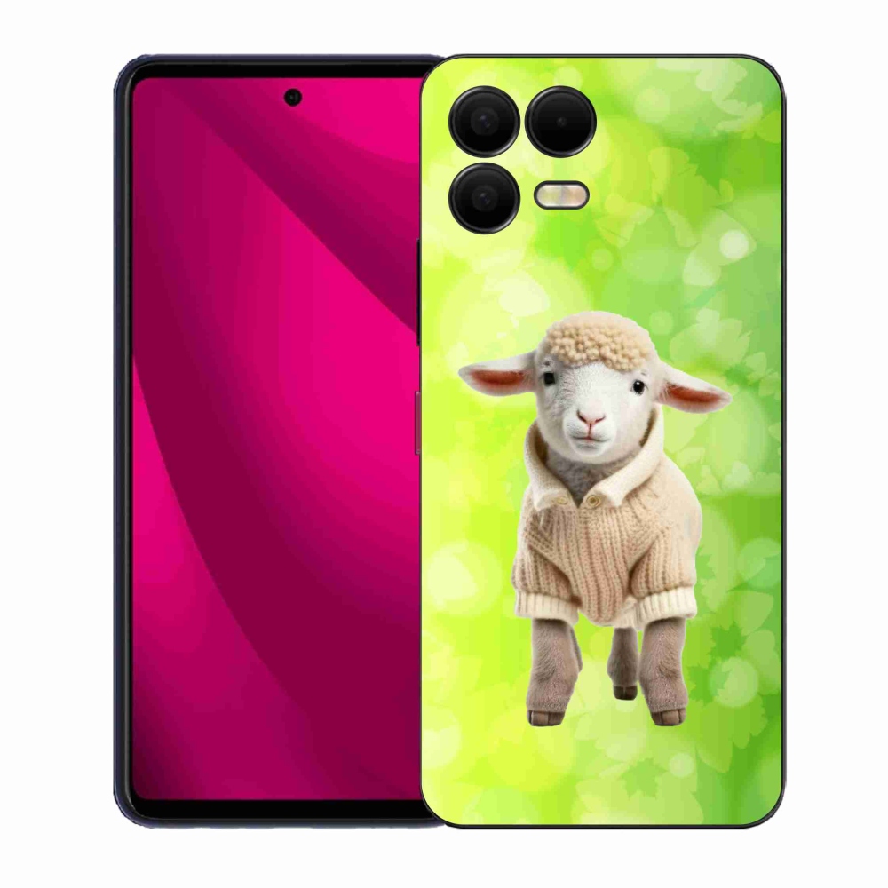 Gelový kryt mmCase na T-Mobile T Phone 3 Pro - jehně ve svetru
