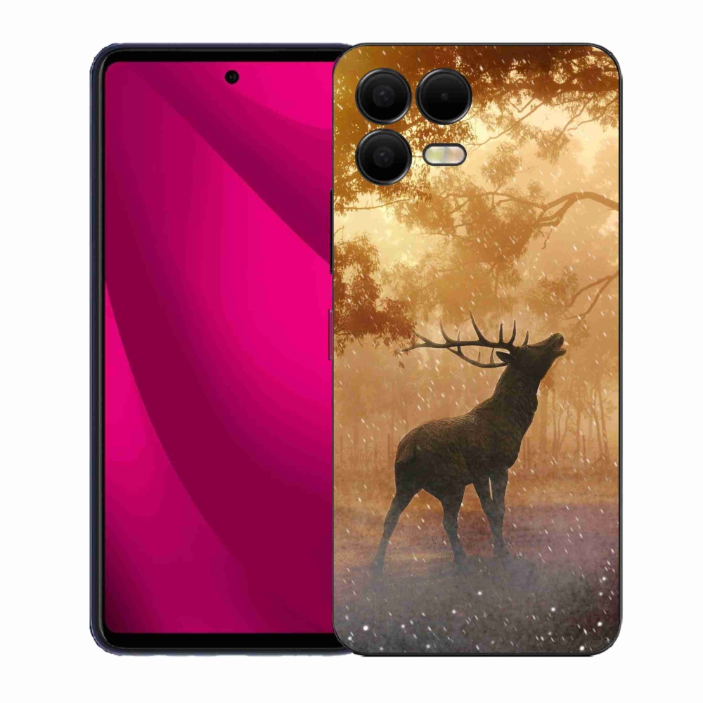 Gelový kryt mmCase na T-Mobile T Phone 3 Pro - jelen v říji