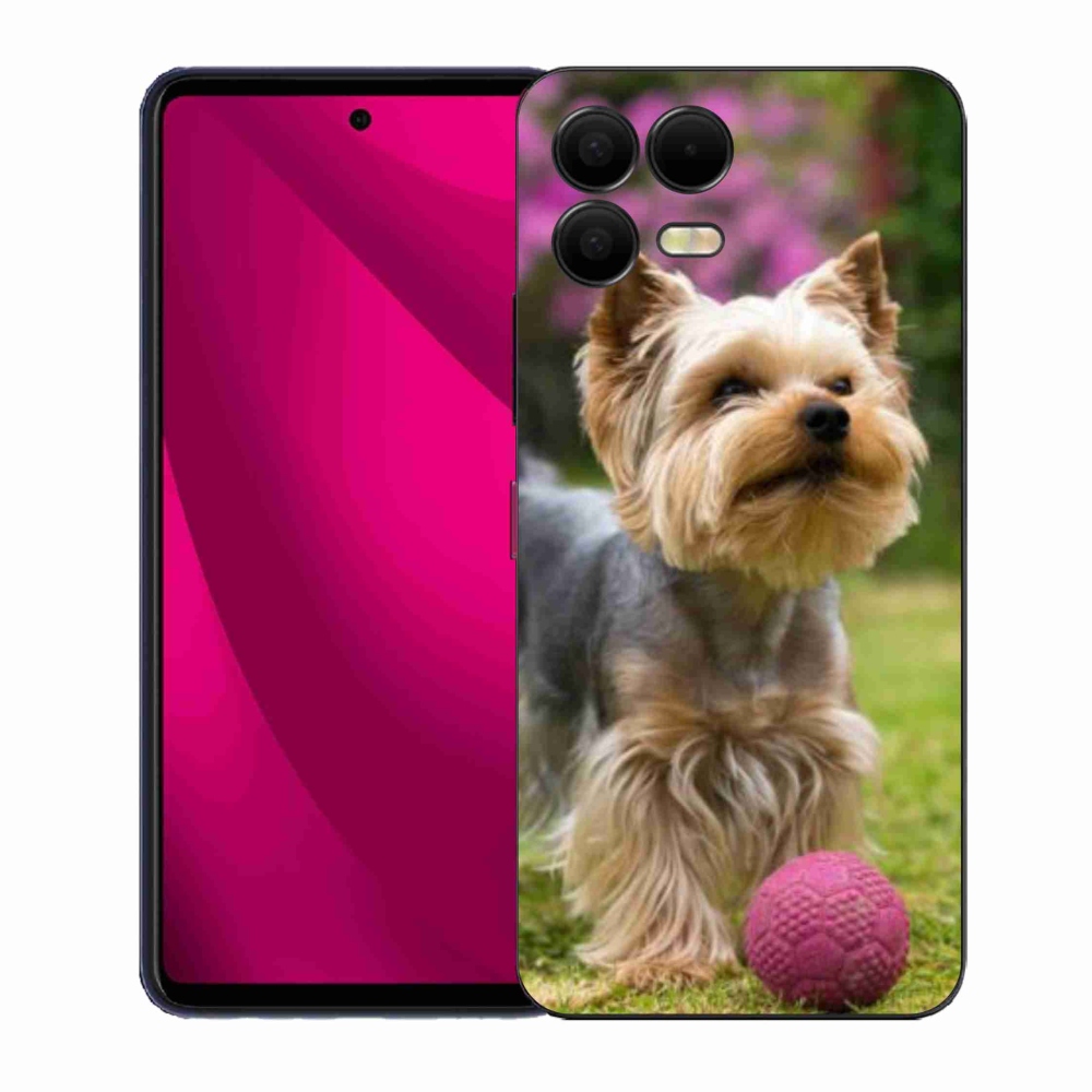 Gelový kryt mmCase na T-Mobile T Phone 3 Pro - jorkšír 4