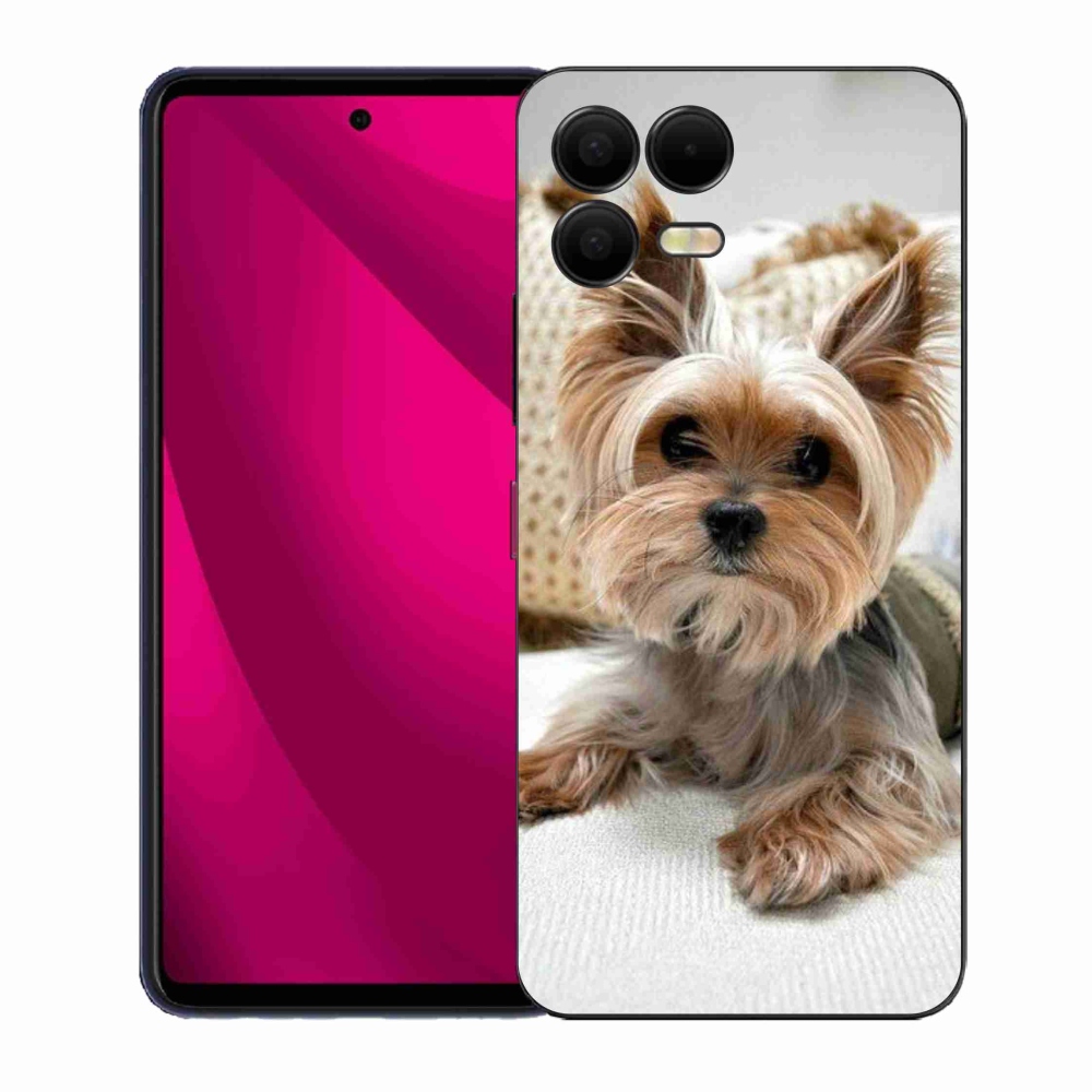 Gelový kryt mmCase na T-Mobile T Phone 3 Pro - jorkšír 5