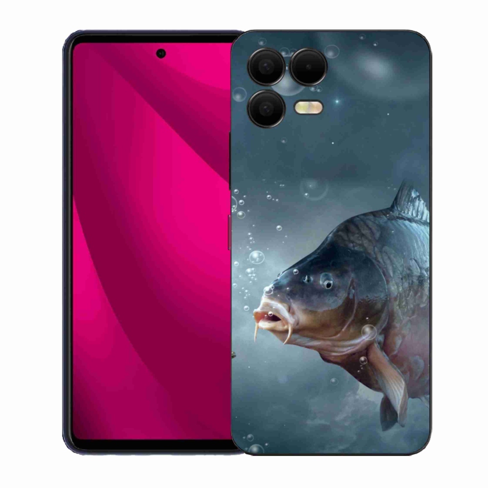 Gelový kryt mmCase na T-Mobile T Phone 3 Pro - kapr a bublinky