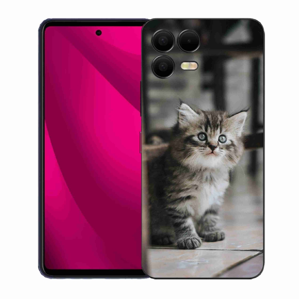 Gelový kryt mmCase na T-Mobile T Phone 3 Pro - koťátko