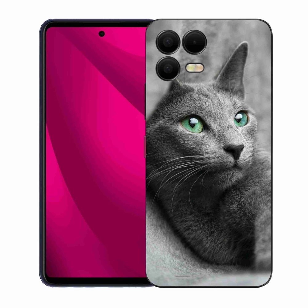 Gelový kryt mmCase na T-Mobile T Phone 3 Pro - kočka 2