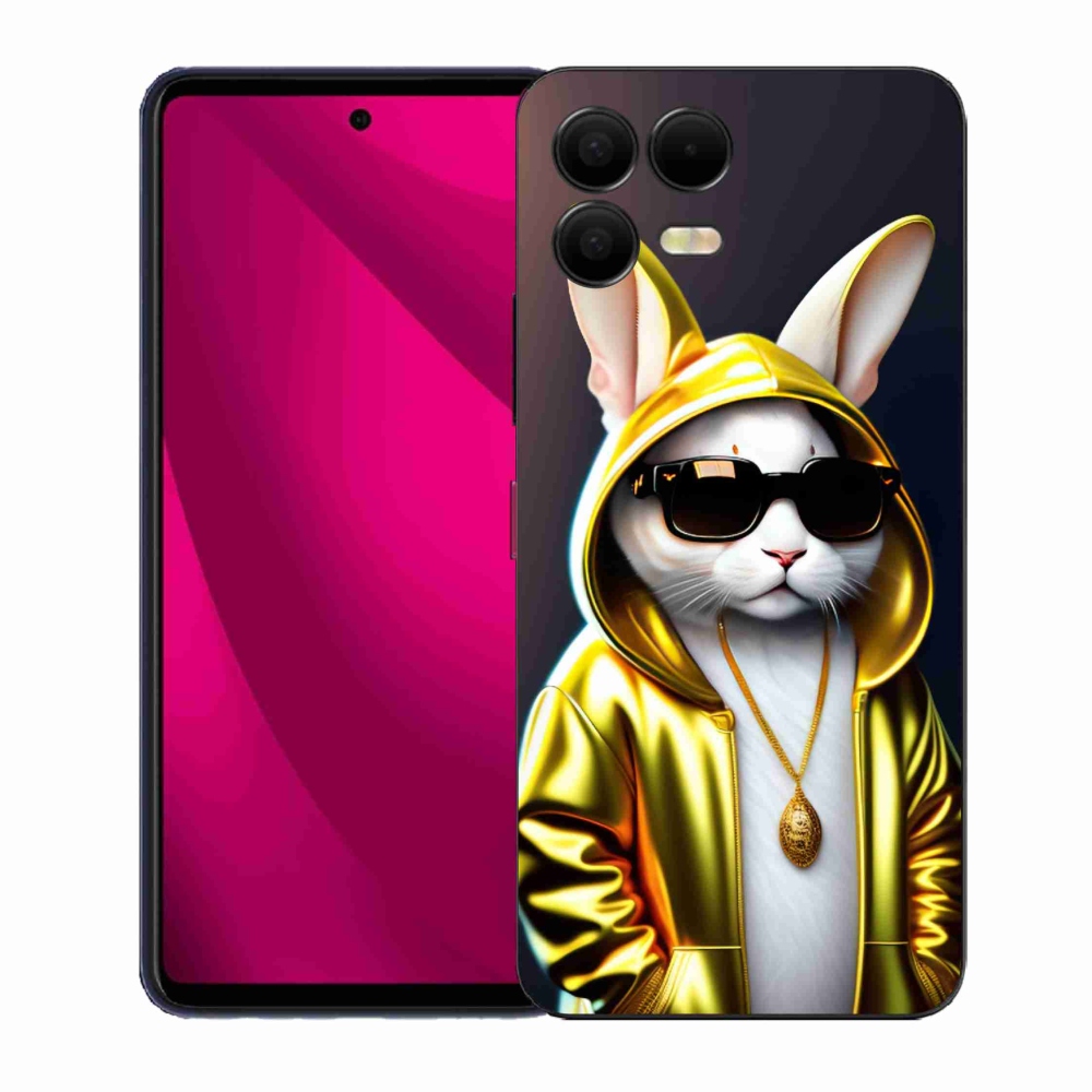 Gelový kryt mmCase na T-Mobile T Phone 3 Pro - kočka boss