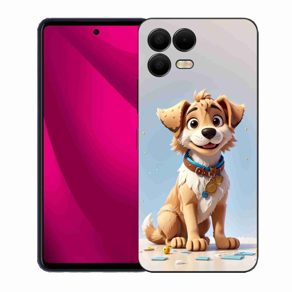 Gelový kryt mmCase na T-Mobile T Phone 3 Pro - kreslené štěně