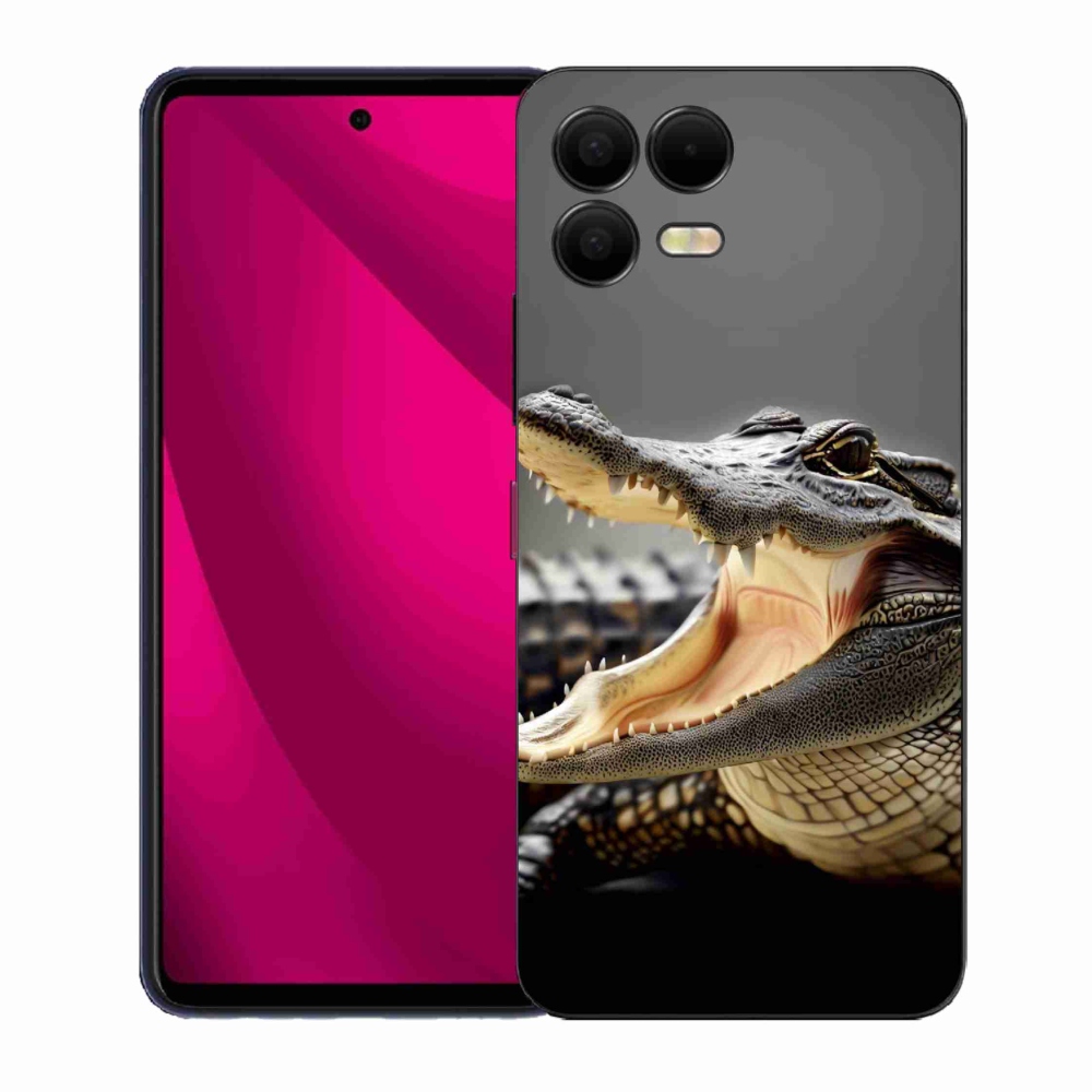 Gelový kryt mmCase na T-Mobile T Phone 3 Pro - krokodýl