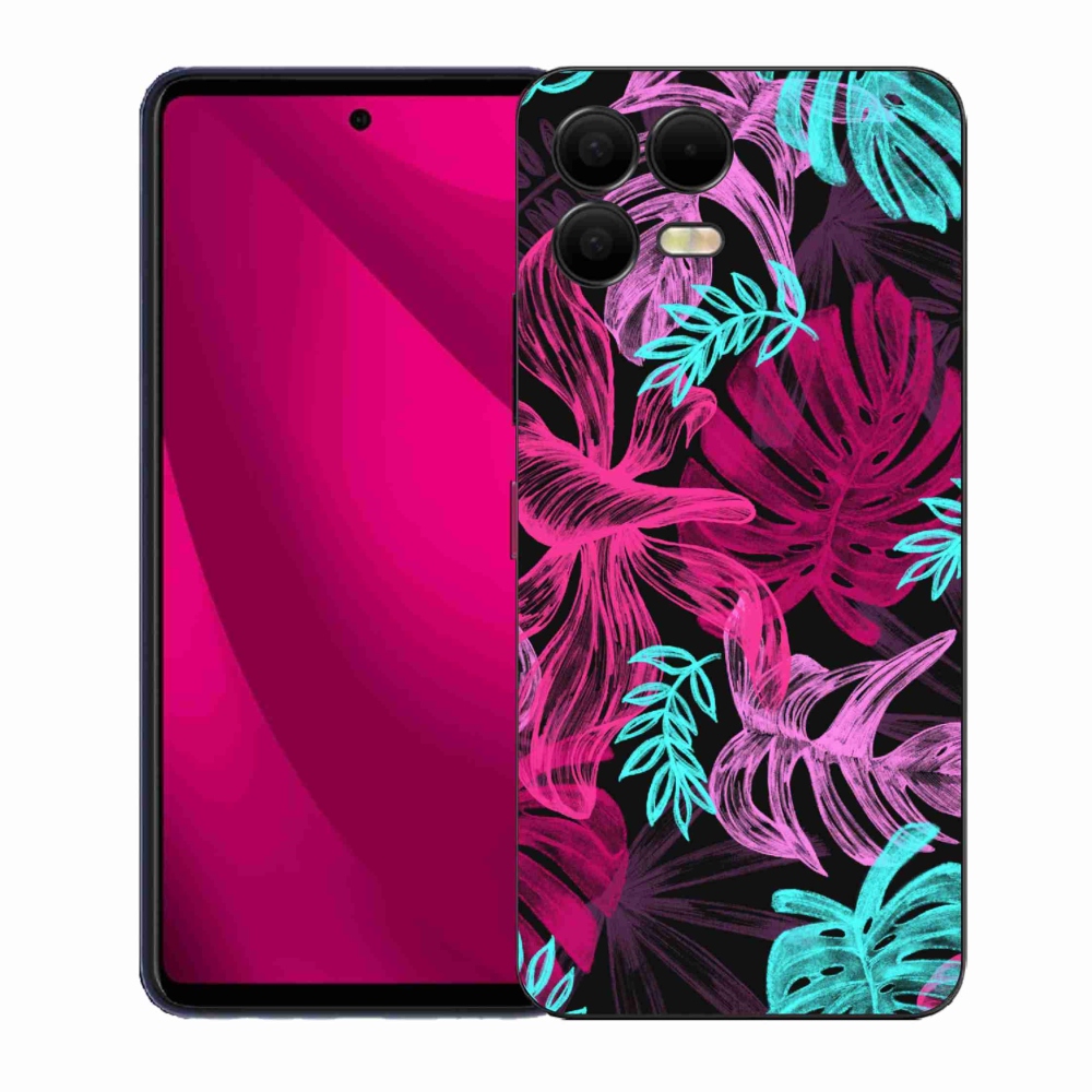 Gelový kryt mmCase na T-Mobile T Phone 3 Pro - květiny 1