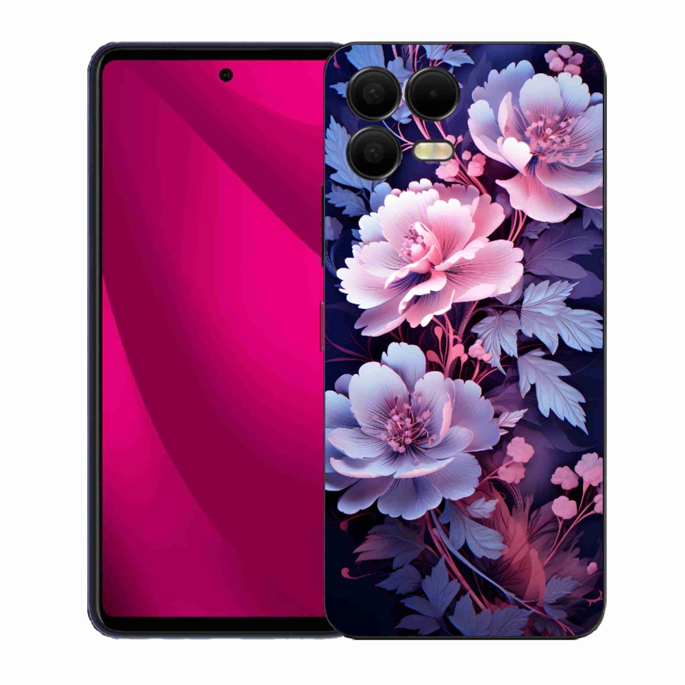 Gelový kryt mmCase na T-Mobile T Phone 3 Pro - květiny 11