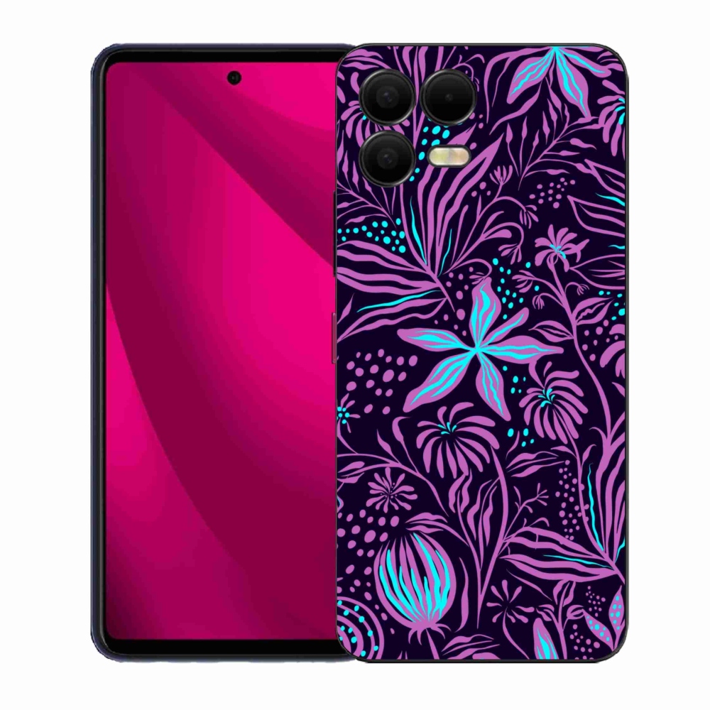 Gelový kryt mmCase na T-Mobile T Phone 3 Pro - květiny 2