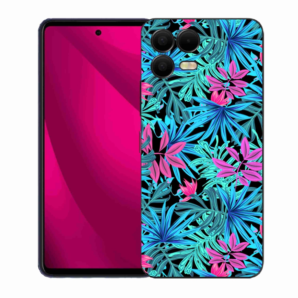 Gelový kryt mmCase na T-Mobile T Phone 3 Pro - květiny 3