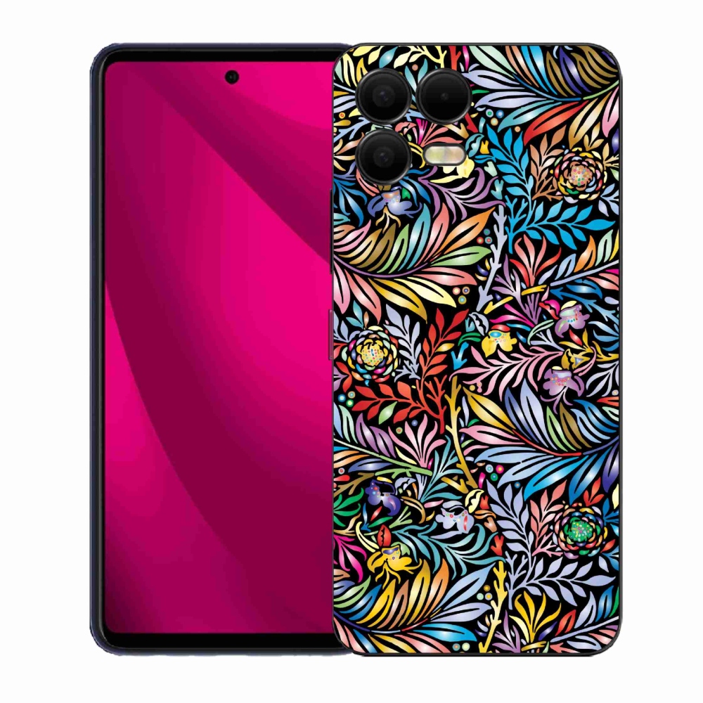 Gelový kryt mmCase na T-Mobile T Phone 3 Pro - květiny 5