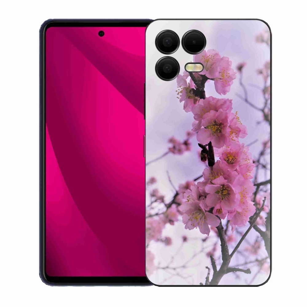 Gelový kryt mmCase na T-Mobile T Phone 3 Pro - květiny 7