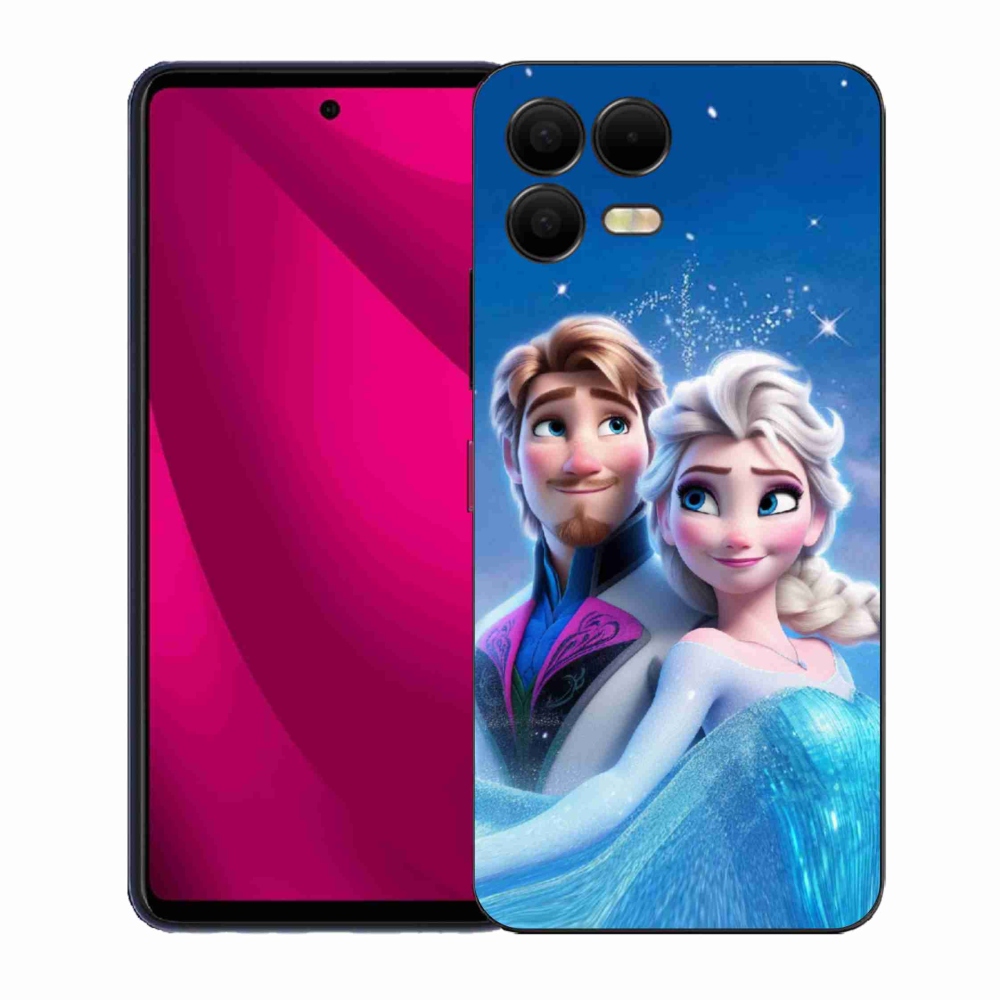 Gelový kryt mmCase na T-Mobile T Phone 3 Pro - ledové království 1