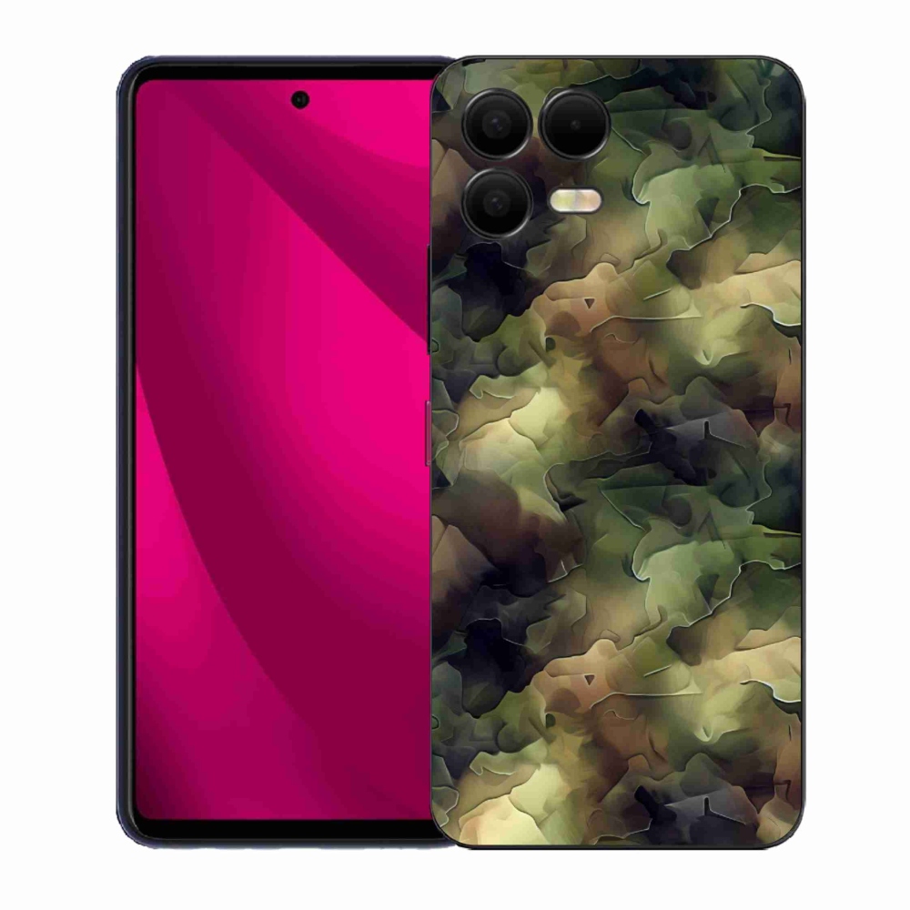 Gelový kryt mmCase na T-Mobile T Phone 3 Pro - maskáčový vzor 10