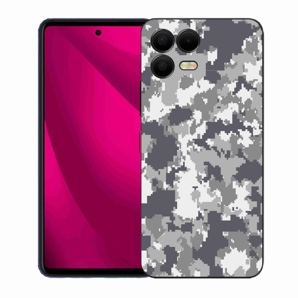 Gelový kryt mmCase na T-Mobile T Phone 3 Pro - maskáčový vzor 2
