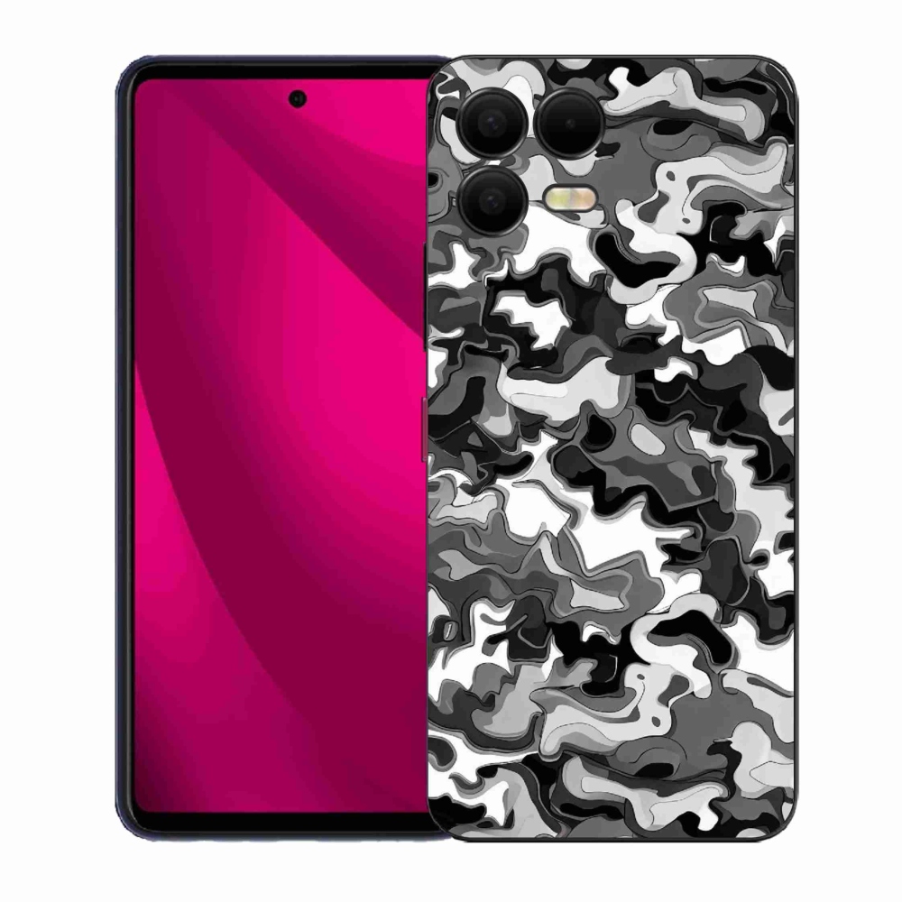 Gelový kryt mmCase na T-Mobile T Phone 3 Pro - maskáčový vzor 3