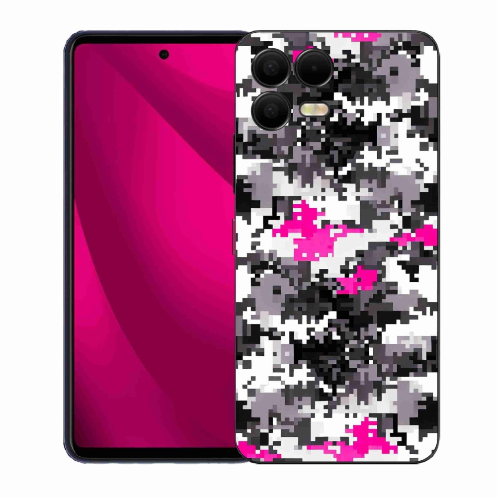 Gelový kryt mmCase na T-Mobile T Phone 3 Pro - maskáčový vzor 4